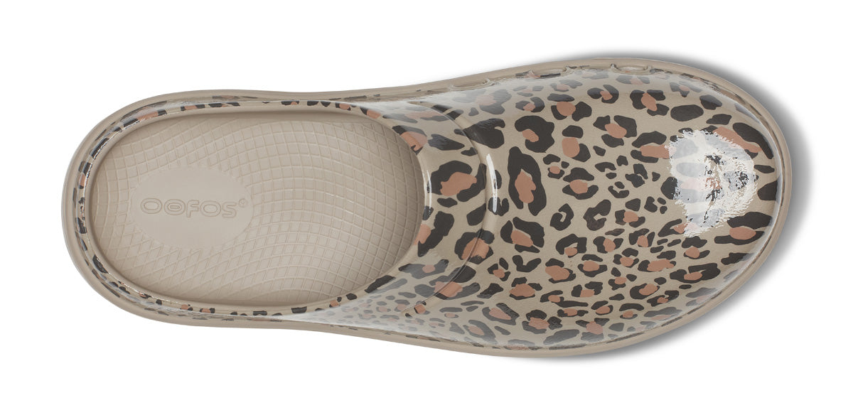 Women's OOcloog Limited Edition Clog - Nomad Leopard