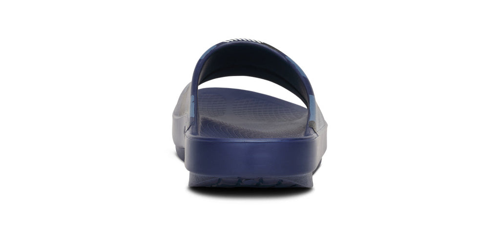 FJ X OOFOS Women's OOahh Sport Slide Sandal - Navy Camo