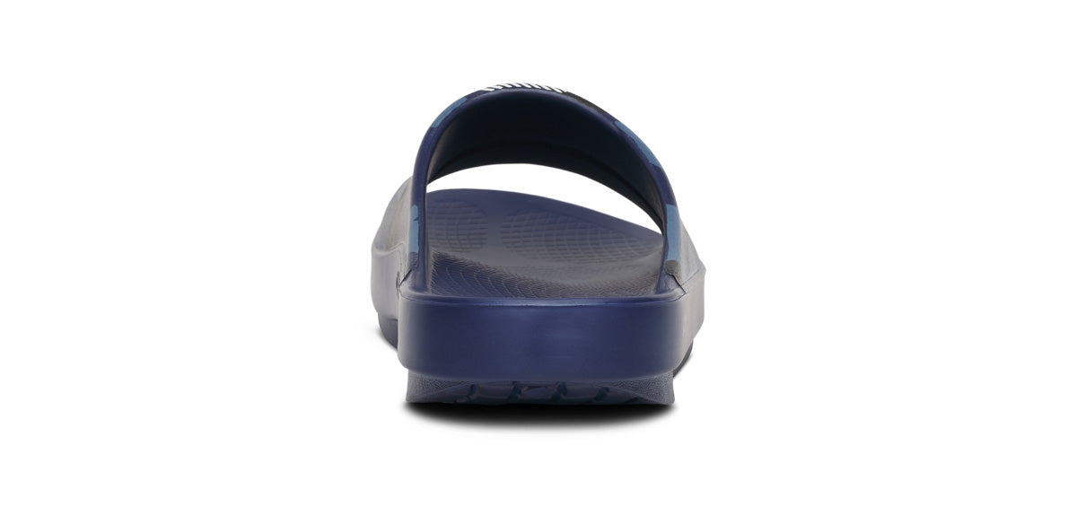 FJ X OOFOS Men's OOahh Sport Slide Sandal - Navy Camo