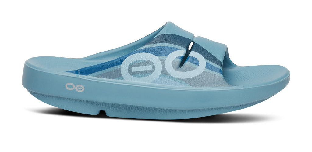 Men's OOahh Sport Slide Sandal - Ocean Blue Wave (FINAL SALE)