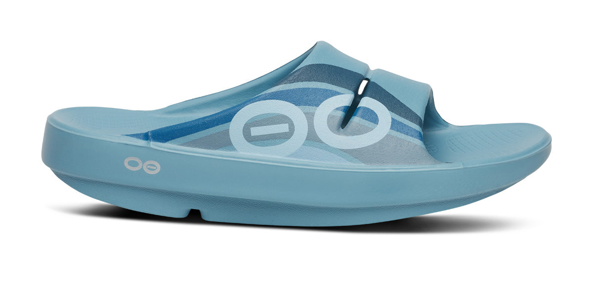 Men's OOahh Sport Slide Sandal - Ocean Blue Wave (FINAL SALE)