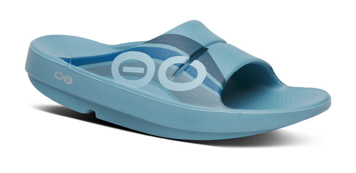 Men's OOahh Sport Slide Sandal - Ocean Blue Wave (FINAL SALE)
