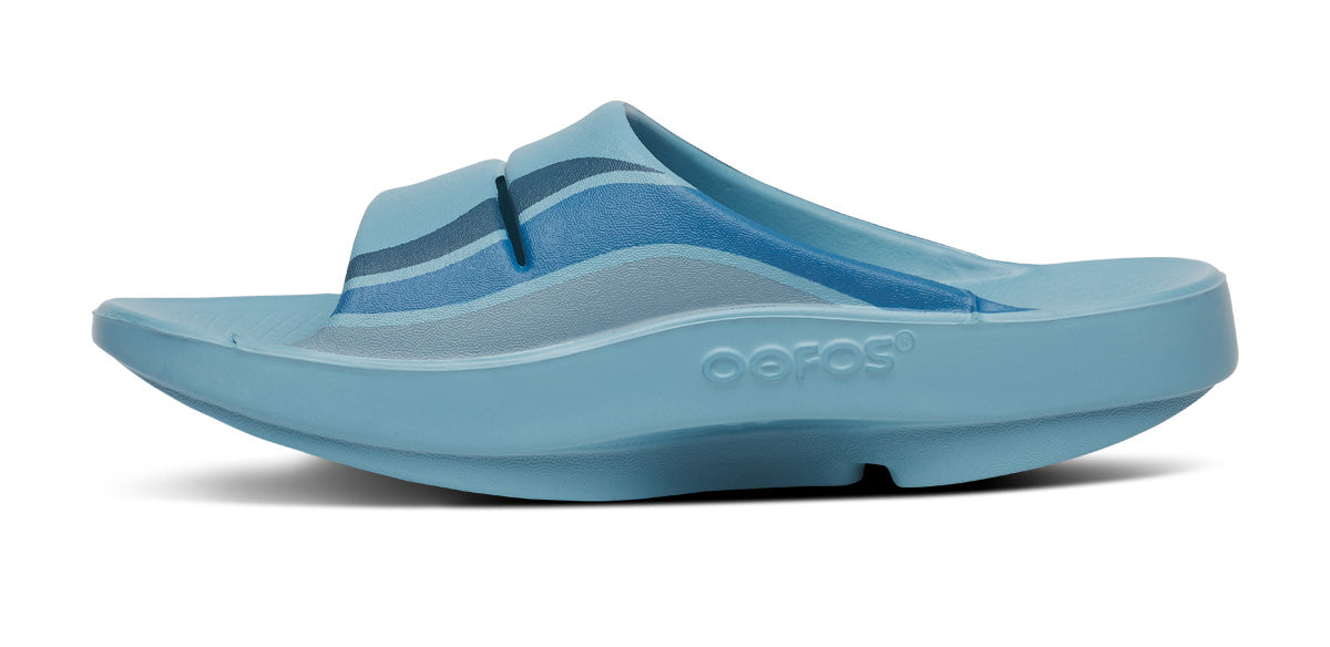 Men's OOahh Sport Slide Sandal - Ocean Blue Wave (FINAL SALE)