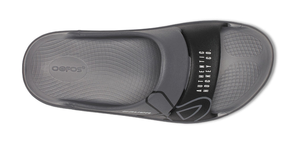 BAUER/OOFOS Women's OOahh Sport Slide Sandal – Slate