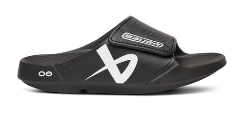 BAUER/OOFOS Women's OOahh Sport Flex Sandal – Black