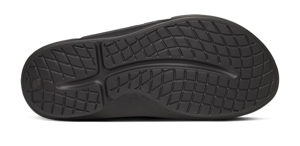 BAUER/OOFOS Men's OOahh Sport Flex Sandal – Black